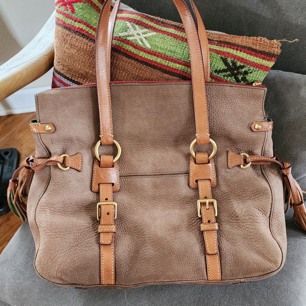 Dooney & Bourke Chocolate Brown Suede bag!